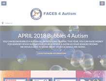 Tablet Screenshot of faces4autism.org